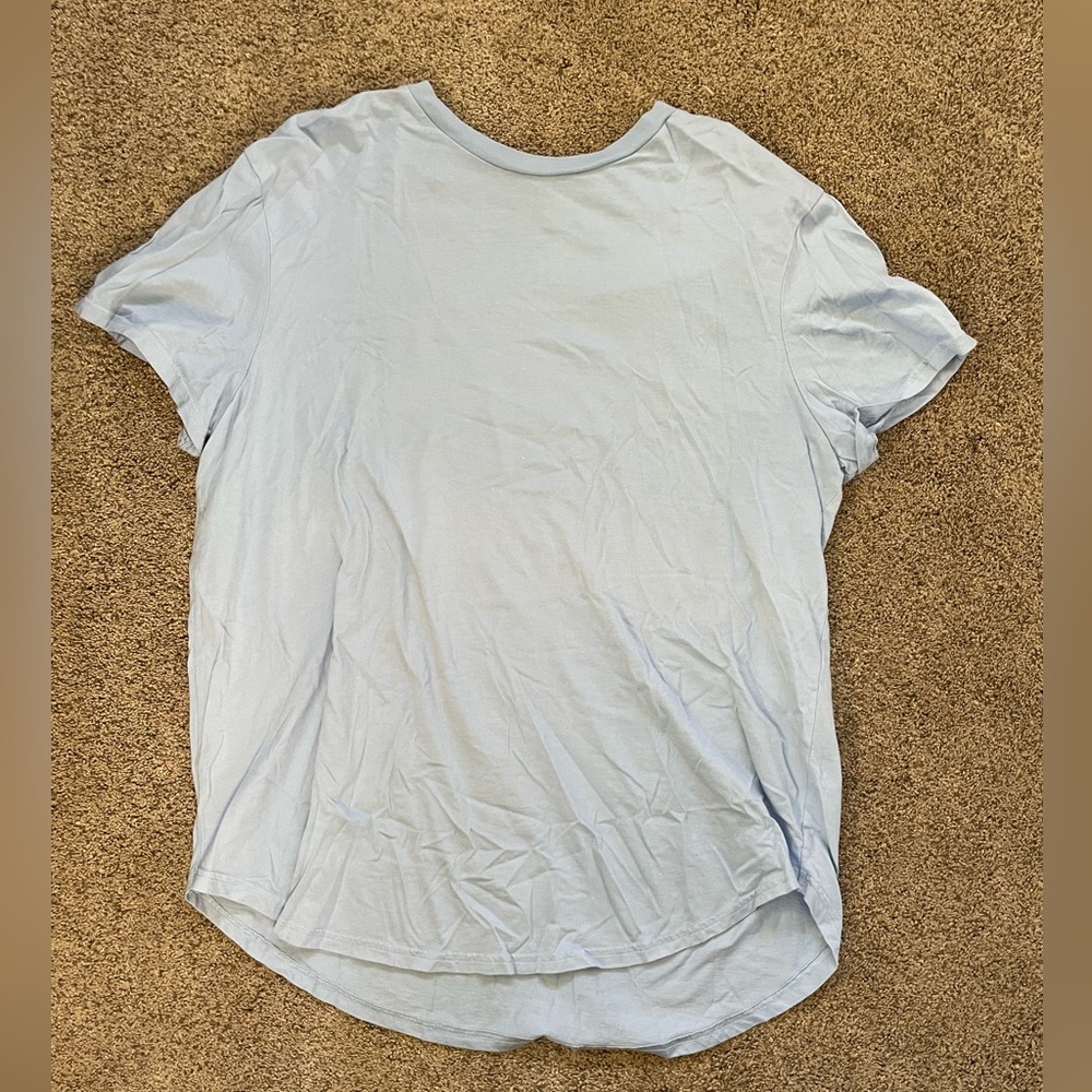 Light blue elongated tee